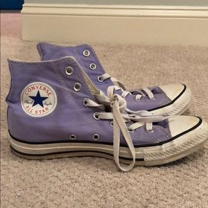 Purple Hightop Converse